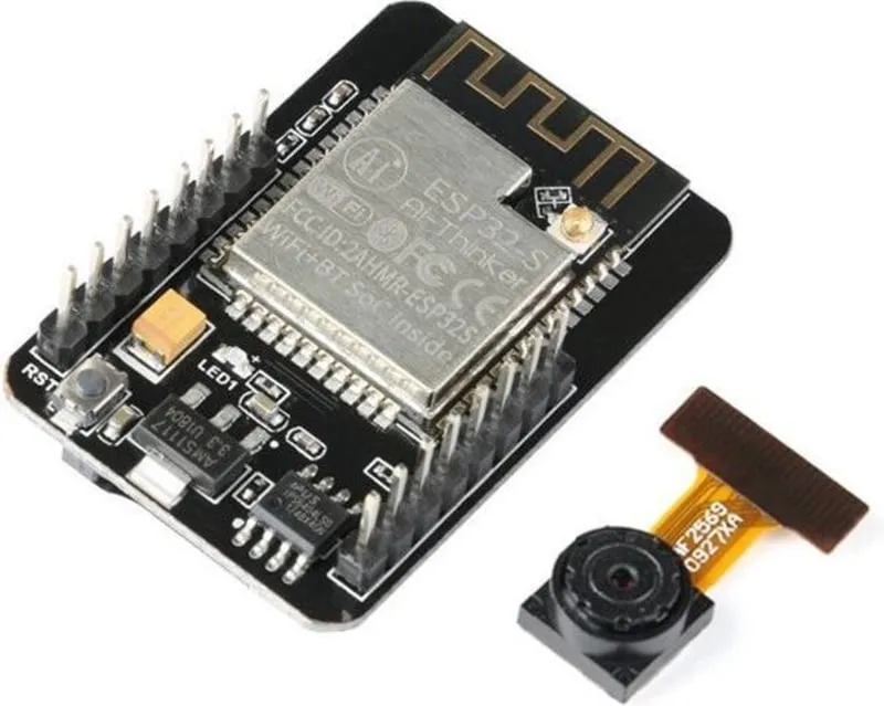 Vývojová deska ESP32-CAM s kamerou, WiFi a Bluetooth