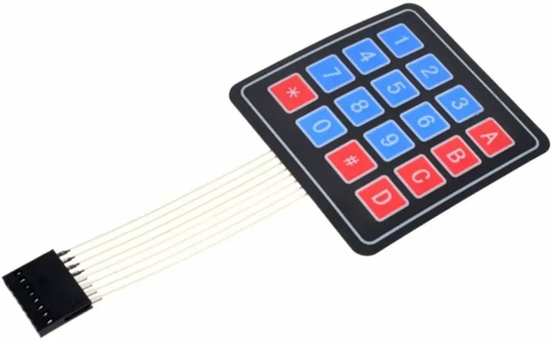 Membraánový 4x4 Matrix keypad switch