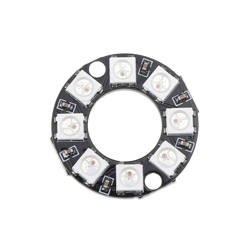 8bitové RGB LED WS2812b kruh (Neopixel)
