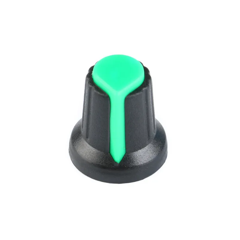 Knoflík pro potenciometr Zelená 15mm 17mm