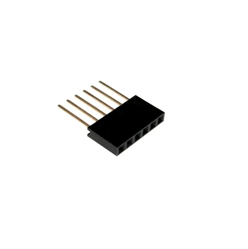 6 Pin Female 11mm vysoký stackovatelný Pin Header Connector