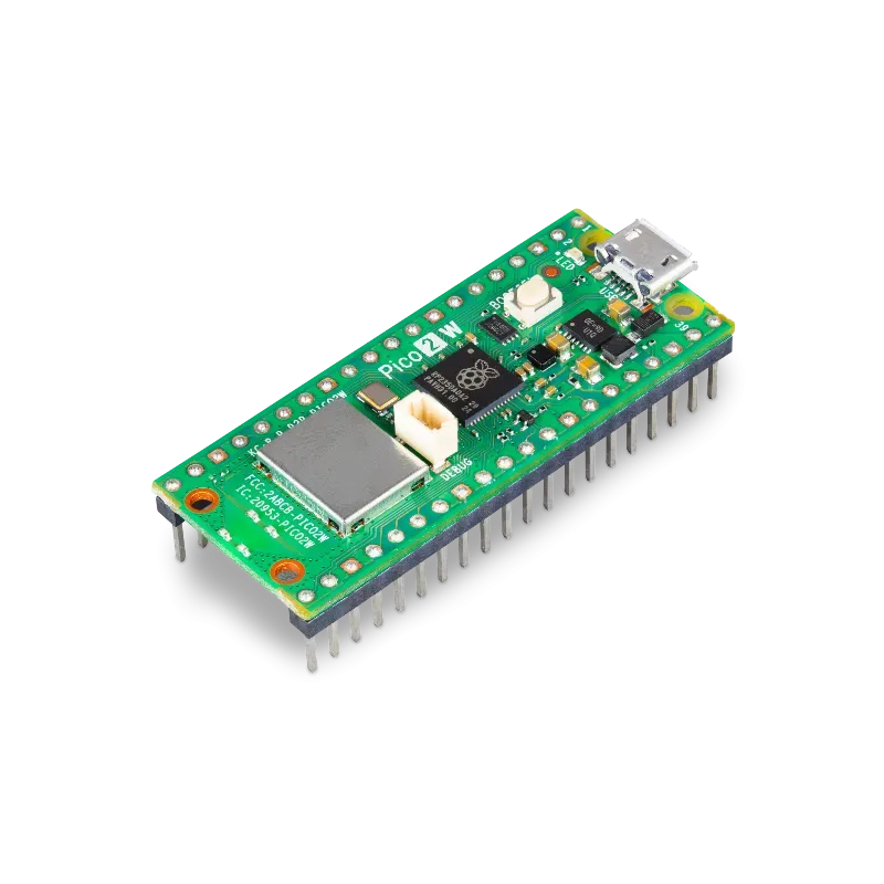 Raspberry Pi Pico 2WH s WiFi a předpájenými piny